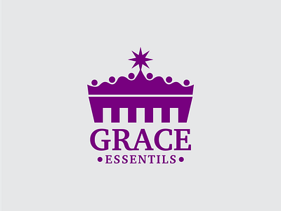 Logo Grace Essentils branding crown design grace graphic design logo logos logotype minimal simple logo symbols templates vector