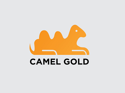 Logo Camel Gold animal animal logo branding camel design logo logos logotype simple logo symbols template templates vector