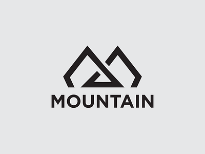 Logo Mountain branding design letter m logo logo m logos logos m logotype m m logo mountain simple logo symbols templates