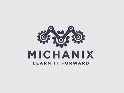 Michanix Learn It Forward Logo branding design forward it learn logo logos logotype michanix simple logo symbols templates ux vector