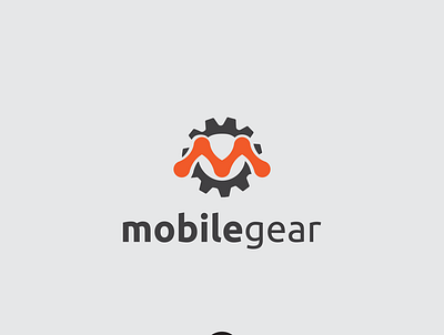 Mobile Gear Logo design gear logo logo m m m logo modern simple symbols templates