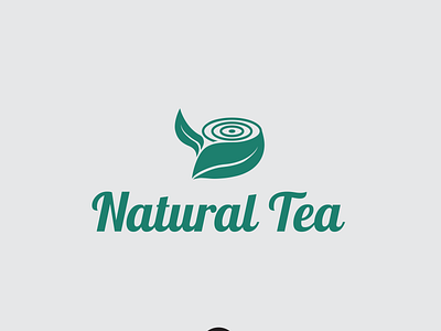 Natural Tea Logo branding design logo logo tea logos logotype natural natural tea logo simple logo tea tea logo
