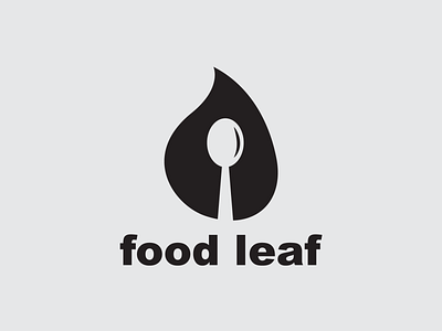 Food Leaf Logo Design branding design food food leaf logo design icon illustration leaf logo logotype minimal simple simple logo templates vector