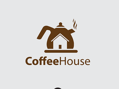 Coffee House Logo Design branding coffee coffee house home logo logos logotype simple logo vector