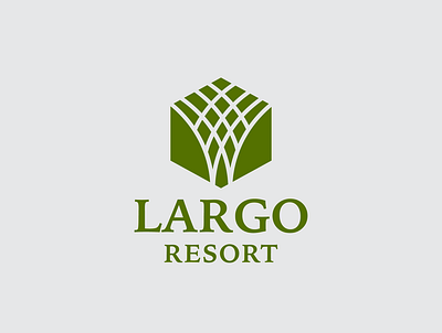 Largo Logo Design branding design illustration largo largo logo design logo logotype natural simple simple logo symbols temlates templates vector