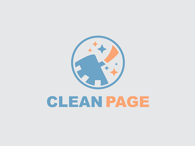 Clean Page Logo Design