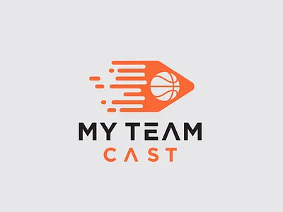 My Team Cast Logo basket bola branding cast design foli logo logotype my team cast logo simple simple logo team templates vector