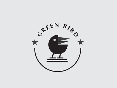 Green Bird Logo Design Simple bird bird logo branding design icon logo logos logotype simple logo templates vector vintages