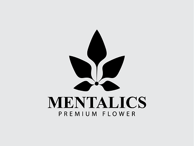 Mentalics Premium Flower beuty branding design flower illustration logo logo flower logos logotype mentalics premium flower minimal premium simple simple logo ux vector