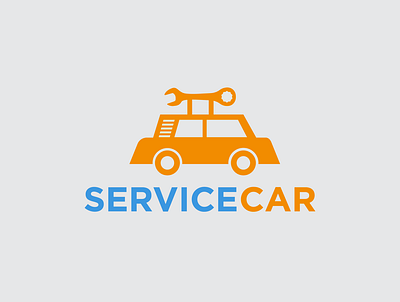 Service Car Logo branding design graphic design icon logo logos logotype sar logo service service car simple simple logo templates vector