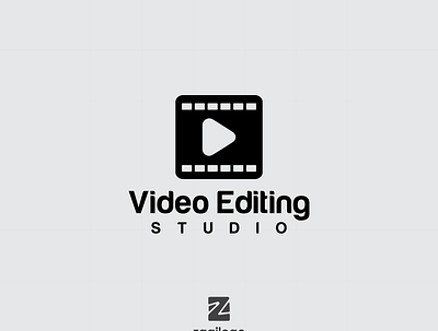 Video Editing Studio branding design editing logo icon logo logo studio logos logotype simple logo templates video video editing studio