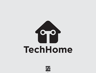 Tech home branding bulding design home home modern icon industri internet logo logos logotype simple logo tech home tecnology templates vector
