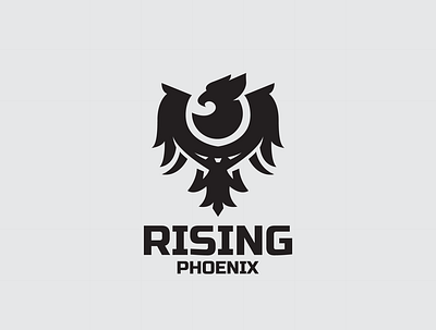 Rising Phoenix bird branding design logo logos logotype phoenix phoenix logo rising phoenix simple logo vector
