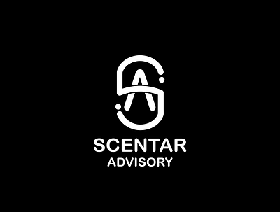 Scentar Advisory as branding design logo logo sa logos logotype sa scentar advisory simple logo typografic vector