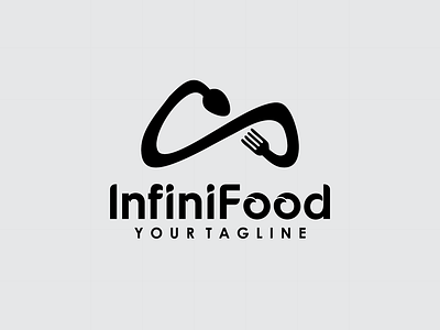 Infini food branding design desing icon infini infini food infiniti logo logos logos simple logotype simple simple logo templates vector