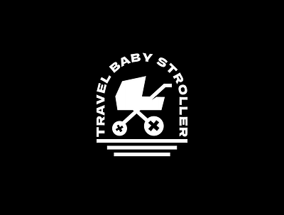 Travel Baby Stroller logo baby branding design icon logo logos logotype simple simple logo stroller templates travel baby stroller logo vector vintages