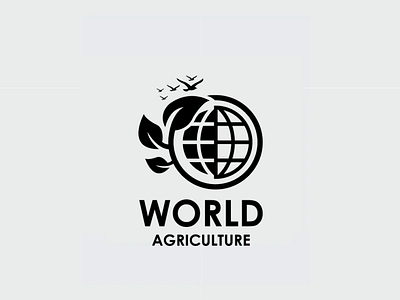 World Agriculture Logo agriculture branding design design logo icon logo logos logotype simple simple logo templates vector world world agriculture