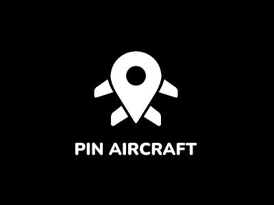 Pin Aircraft Logo aircraft branding design icon logo logo design logos logotype pin pin aircraft logo simple logo symbols templates vector