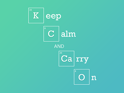 Keep Calm, Bitch ! bad bitch breaking calm chemical elements keep periodic science table