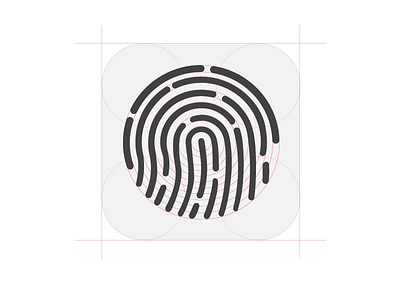 Touch ID icon construction PSD analysis apple construction fingerprint freebie icon iphone5c iphone5s keynote playoff scanner touchid