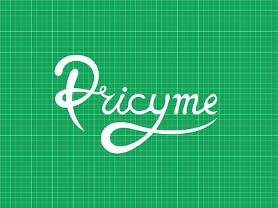 Pricyme App Logo android app green handwriting icon logo script