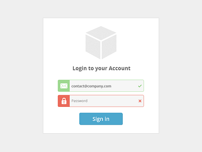 Dashboard Login Interaction