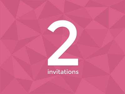 (Closed) Giveaway : 2 invitations for two impressive talents draft drafted dribbble free giveaway invitations invite invites pink