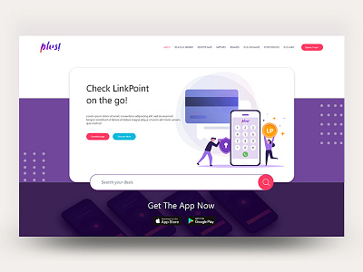 revamped website of plus brand identity concept design illustration landing page ui ux visual design webdesign