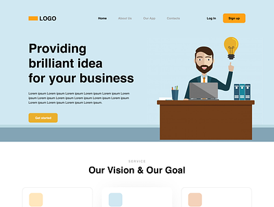 A business website design ui design ux design web design website design