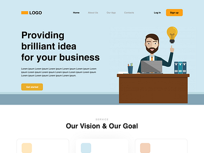 A business website