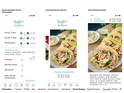 Demeter UI Screens app design screens ui ux