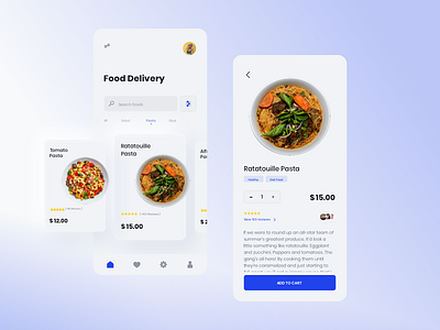 Food Delivery app button clean colorful design food food and drink food app health app online shop product shopping sketch ui web app design