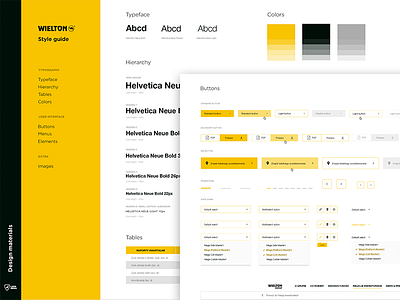 Wielton - Design System atomic design colorscheme components corporate design system design systems style guide styleguide trailers ui ui kit ux wielton