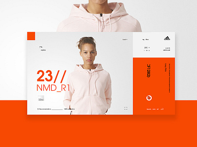 NMD_R1 minimal orange product page sport
