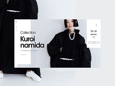 SS17_Hero clean ecommerce fashion landing page logo minimal product page typography ui ux web web design