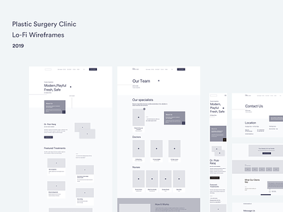 Lo-Fi Wireframes