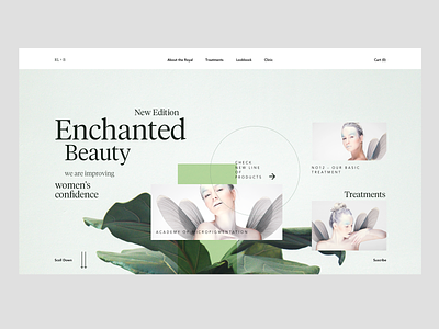 RL1952_20 clean elegant elves fashion landing page minimal product page ui ux web web design