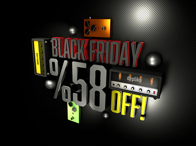 3D Black Friday Teaser 3d 3d art blackfriday