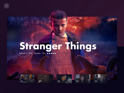 Smart TV Concept animation app cinema design eleven hbo interaction movie netflix series smart smart home stranger things strangerthings tv tv app tv series tv show ui ux