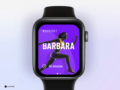 Fitness App after effects animation app app design apple application crossfit design exercise fitness gym interaction ios iphone x iwatch mobile ui ux watch workout