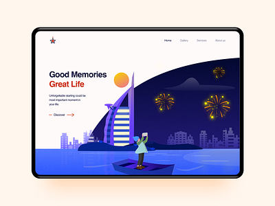 Celebration landing page