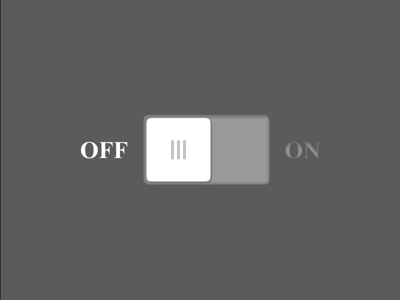 On Off Toggle Switch Button Animation animation animation design animations button concept design figma illustration interaction micro interaction microinteraction skeumorphic skeumorphism switch toggle toggle button toggle switch toggles ui ux