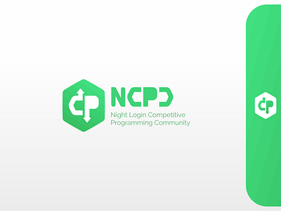 Night Login Competitive Programming Community Logo branding concept design logo