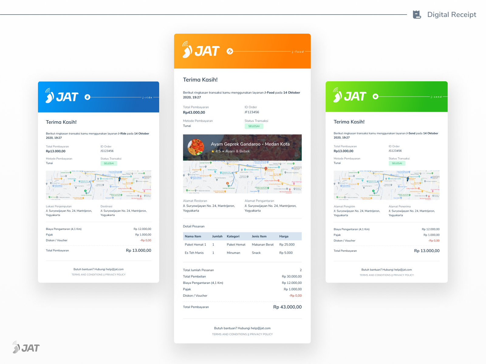 Jat Order Receipt By Wina Hafidh On Dribbble