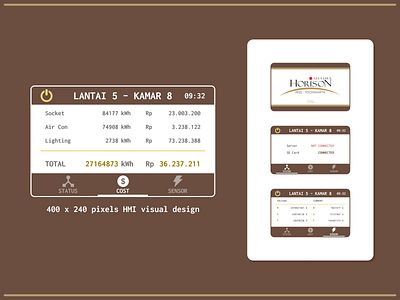 Nusa Energy HMI Variation app branding concept design ui ux