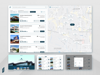 JAGAD Home Search Page - Desktop app branding concept design ui ux