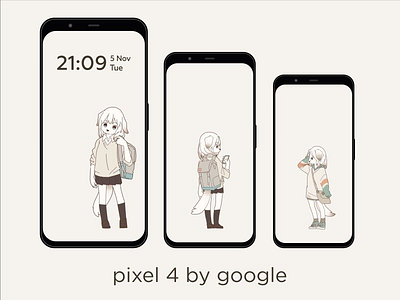 Pixel 4 Mockup SVG