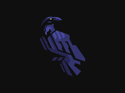 Corvus /// Logo for sell branding crow cyberpunk for sale future identity logo logodesign logotype premade premade logo premade logos raven symbol technology unused unused logo vector