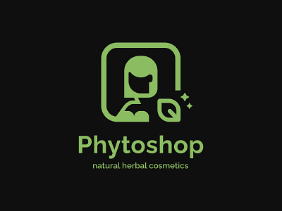 Phytoshop /// Logo for sale branding cosmetic for sale healthcare identity logo logodesign logotype premade premade logo premade logos symbol unused unused logo vector woman