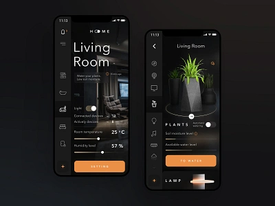 Home app artitype concept design interface smarthouse ui uiux ux web webdesign